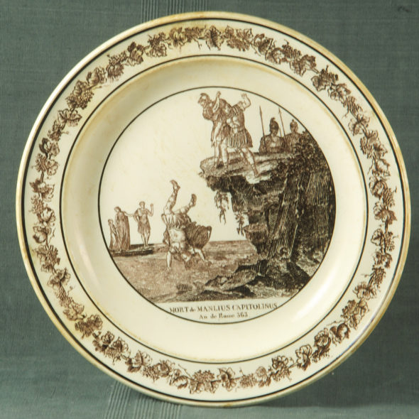 F 1790 – Assiette Montereau XIXe